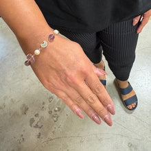 Load image into Gallery viewer, Purple Moon & Star Toggle Bracelet
