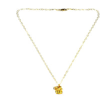 Load image into Gallery viewer, Gold Whiskers Cat Charm Necklace