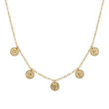 Load image into Gallery viewer, Golden Coins Necklace