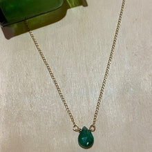 Load image into Gallery viewer, Gemstone Drop Necklace