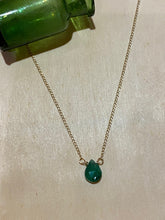 Load image into Gallery viewer, Emerald Drop Necklace
