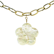 Load image into Gallery viewer, Sea Flower Mother of Pearl Necklace