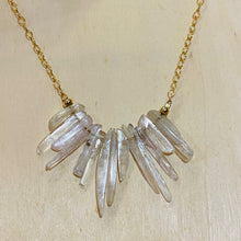 Load image into Gallery viewer, Kunzite Crystal Necklace