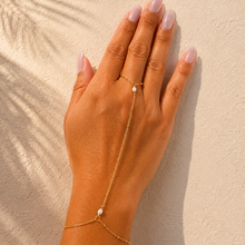 Load image into Gallery viewer, Hand-to-finger Pearls Bracelet