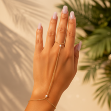 Load image into Gallery viewer, Finger-to-Hand Pearls Bracelet