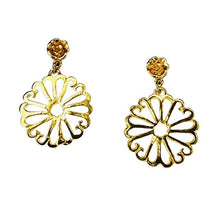 Load image into Gallery viewer, Love-me-not Sun Flower Earrings