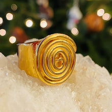 Load image into Gallery viewer, Maya Swirl Adjustable Ring