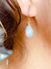 Load image into Gallery viewer, 14KT Gold Ethiopian Opal drop Earrings
