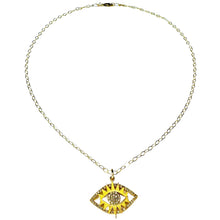Load image into Gallery viewer, Golden Radiant Evil Eye Necklace