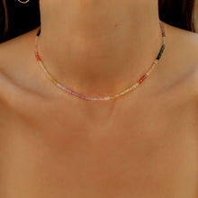Load image into Gallery viewer, Rainbow of Sapphires Necklace