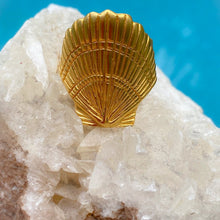Load image into Gallery viewer, Scallop Shell Ariel Ring