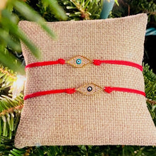 Load image into Gallery viewer, Evil Eye adjustable cord Bracelets