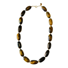 Load image into Gallery viewer, Golden Ember Tiger Eye Statement Necklace