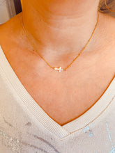Load image into Gallery viewer, Gift from Above - Mother of Pearl Cross Necklace