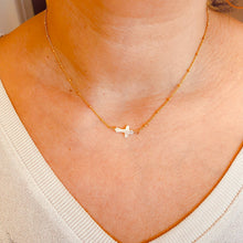 Load image into Gallery viewer, Gift from Above - Mother of Pearl Cross Necklace