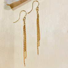 Load image into Gallery viewer, Golden Rain 14KT Gold Earrings