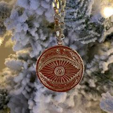 Load image into Gallery viewer, Evil Eye Coin Necklace