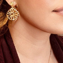 Load image into Gallery viewer, Love-me-not Sun Flower Earrings