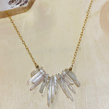 Load image into Gallery viewer, Kunzite Crystal Necklace