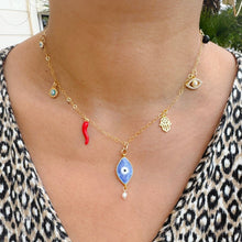 Load image into Gallery viewer, “All Eyes On Me” Protective Charms Necklace