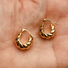 Load image into Gallery viewer, Mini Botero Hoop Earrings
