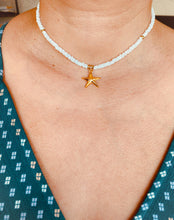 Load image into Gallery viewer, White Shell and Charm Chokers