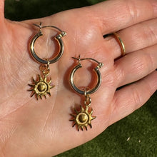 Load image into Gallery viewer, Design-Your-Own Charm Hoop Earrings (includes 2 charms)