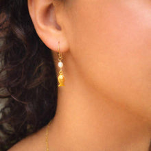 Load image into Gallery viewer, Fish & Fish Bowl cutest dangly Earrings