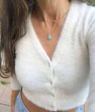 Load image into Gallery viewer, Sea foam Drop Necklace