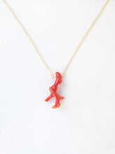 Load image into Gallery viewer, Delicate Red Coral Necklace
