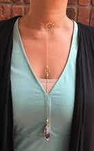Load image into Gallery viewer, Abalone Lariat Necklace