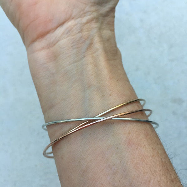 Intertwined Bangles (Trio) – Lexi Handcrafted Jewelry