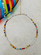 Load image into Gallery viewer, Color My Rainbow 3-way Choker, Wrap Bracelet and Anklet
