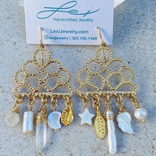 Load image into Gallery viewer, Cloud Nine Chandelier Earrings