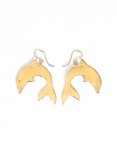 Load image into Gallery viewer, Dolphin Hoop Earrings