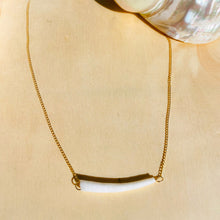 Load image into Gallery viewer, Delicate White Dentalium Shell Necklace