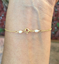 Load image into Gallery viewer, Gold plated Evil Eye Bracelet