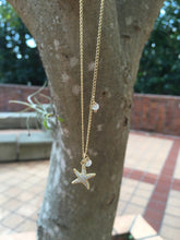 Load image into Gallery viewer, Gold Starfish Pendant Necklace
