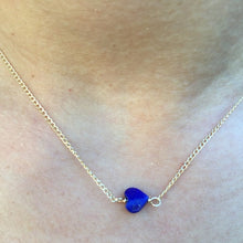 Load image into Gallery viewer, Tiny Heart Necklace - 14kt Gold filled chain