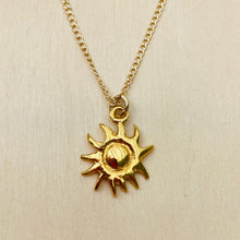 Load image into Gallery viewer, You’re My Sunshine - Sun Charm Necklace