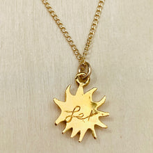 Load image into Gallery viewer, You’re My Sunshine - Sun Charm Necklace