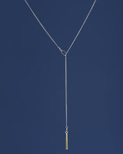 Load image into Gallery viewer, .Cubic Zirconia Dagger Lariat Necklace
