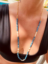 Load image into Gallery viewer, Calming Blues Necklace (long)