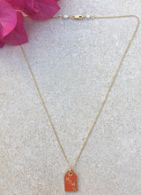 Load image into Gallery viewer, Personalized INITIALS tag charm Necklace