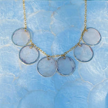 Load image into Gallery viewer, Gold lined Capiz Shells Necklace