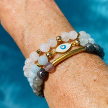 Load image into Gallery viewer, Protective Trio Natural Stones Bracelets