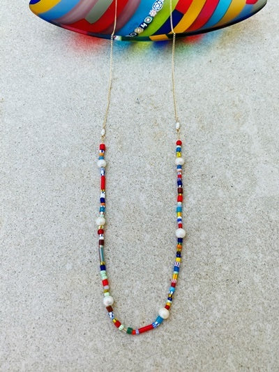 Color with my Pearls Necklace