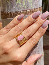 Load image into Gallery viewer, Rhodochrosite Gemstone Ring