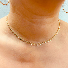 Load image into Gallery viewer, Tiny coins chain choker

