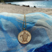 Load image into Gallery viewer, Turtle Coin Necklace